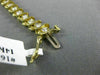 ESTATE 2.86CT DIAMOND 14KT YELLOW GOLD 3D CLASSIC S TENNIS LINE BRACELET #16895