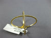 ESTATE .14CT DIAMOND 18KT YELLOW GOLD 3D CLASSIC X LOVE FUN RING