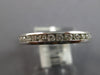 .80CT DIAMOND 14K WHITE GOLD ROUND CHANNEL 3mm ETERNITY WEDDING ANNIVERSARY RING
