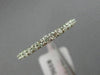 ESTATE .34CT DIAMOND 14KT WHITE GOLD 3D SEMI ETERNITY WEDDING ANNIVERSARY RING