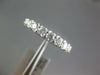 1.19CT DIAMOND 18KT WHITE GOLD FILIGREE MILGRAIN SEMI ETERNITY ANNIVERSARY RING