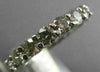 ESTATE 2.47CT ROUND DIAMOND 14KT WHITE GOLD 3D ETERNITY WEDDING ANNIVERSARY RING