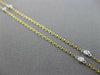 ESTATE GIA 1.57CT WHITE & FANCY YELLOW DIAMOND 18KT YELLOW GOLD FLOWER NECKLACE