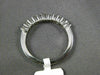 ESTATE .40CT DIAMOND 14K WHITE GOLD SHARE PRONG WEDDING ANNIVERSARY RING 19781