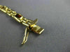 ESTATE WIDE 5.0CT AAA OVAL MULTI GEM 14K YELLOW GOLD SQUARE LINK BRACELET #22711