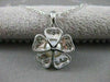 ANTIQUE DIAMOND 8MM SEA PEARL FLOWER 14K WHITE GOLD PENDANT