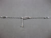 .11CT DIAMOND 14KT WHITE GOLD 3D MULTI LEAF BY THE YARD CHANDELIER FUN BRACELET