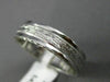 ESTATE 14K WHITE GOLD 3D CLASSIC FILIGREE MILGRAIN WEDDING ANNIVERSARY RING 1518