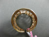 ESTATE WIDE .16CT DIAMOND 14KT ROSE GOLD DIAMOND BY THE YARD FLEXIBLE LOVE RING