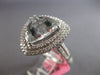EXTRA LARGE 6.16CT DIAMOND & AAA AQUAMARINE 18KT WHITE GOLD 3D ENGAGEMENT RING