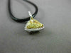ESTATE LARGE 1.19CT WHITE & FANCY YELLOW DIAMOND 18K 2 TONE GOLD 3D HALO PENDANT