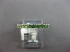 1.08CT DIAMOND & AAA GREEN GARNET 14KT WHITE GOLD SHARED PRONG ANNIVERSARY RING