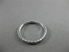 ESTATE .60CT DIAMOND 14KT WHITE GOLD ROUND STONE ETERNITY ENGAGEMENT RING #21626