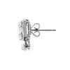 ESTATE 2.14CT DIAMOND 18K WHITE GOLD MULTI SHAPE SQUARE OCTAGON HANGING EARRINGS