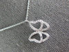 ESTATE .35CT DIAMOND 14KT WHITE GOLD CLASSIC BUTTERFLY LOVE NECKLACE
