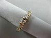 ESTATE .78CT DIAMOND 14K YELLOW GOLD 3D 5 STONE CHANNEL WEDDING ANNIVERSARY RING
