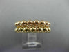 ESTATE 14KT YELLOW & ROSE GOLD HANDCRAFTED DOUBLE ETERNITY BEADED STACKABLE RING