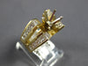 LARGE 2.35CT DIAMOND 14KT YELLOW GOLD MARQUISE SHAPE SEMI MOUNT ENGAGEMENT RING