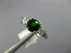 1.30CT DIAMOND & AAA RUSSALITE 14KT WHITE GOLD 3D ROUND 3 STONE ENGAGEMENT RING