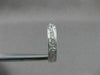 ANTIQUE .30CT DIAMOND 14KT WHITE GOLD FILIGREE ETERNITY 3 DIMENSIONAL RING #1150