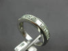 ESTATE 2.5CT PRINCESS CUT DIAMOND 14KT WHITE GOLD 3D CLASSIC WEDDING RING #21991