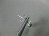 ESTATE .83CT DIAMOND GREEN AMETHYST 14KT WHITE GOLD OVAL ETOILE HANGING EARRINGS
