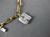 .44CT DIAMOND 18KT WHITE & ROSE GOLD SQUARE BY THE YARD CHANDELIER LOVE NECKLACE