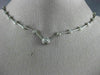 ESTATE 1.05CT DIAMOND 14KT WHITE GOLD 3D CLASSIC LINE BEZEL NECKLACE #21542