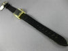 ANTIQUE WITTNAUER 14K YELLOW GOLD 3D BLACK RECTANGLE MECHANICAL MENS WATCH #815