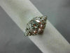 ANTIQUE LARGE 1.75CT DIAMOND PLATINUM 3D CLASSIC ETOILE FILIGREE ENGAGEMENT RING