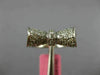 ESTATE .81CT DIAMOND WHITE GOLD 3D CLASSIC DOUBLE SIDED BOW FUN LOVE RING