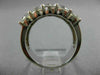 LARGE 3.15CT ROUND DIAMOND 14KT WHITE GOLD 3D BRILLIANT DOUBLE ROW WEDDING RING