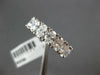 WIDE 2.04CT DIAMOND 18K WHITE GOLD OVAL & ROUND 7 STONE WEDDING ANNIVERSARY RING