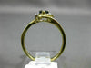 .52CT DIAMOND & AAA SAPPHIRE 14K YELLOW GOLD PEAR SHAPE INFINITY PROMISE RING