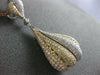 ESTATE EXTRA LARGE 3.61CT DIAMOND 18KT TRI COLOR GOLD 3D CLASSIC CROWN PENDANT