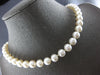 LARGE & LONG AAA TAHITIAN PEARL 14KT WHITE GOLD CLASSIC 9MM LOVE NECKLACE #27949