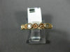 ESTATE .44CT DIAMOND 14K ROSE GOLD 3D INFINITY FILIGREE WEDDING ANNIVERSARY RING