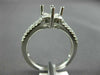 .45CT DIAMOND 14KT WHITE GOLD 3D 4 PRONG ROUND SEMI MOUNT ENGAGEMENT RING #17075