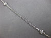 EXTRA LARGE 2.37CT DIAMOND 14K WHITE GOLD FLOWER BY THE YARD LOVE NECKLACE 27836