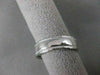 ESTATE SOLID PLATINUM MENS MILGRAIN WEDDING BAND RING 6MM WIDE SIZE 9.75
