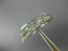 ESTATE 1.60CT ROUND DIAMOND 18KT WHITE GOLD 3D CLASSIC TWO ROW FUN BOAT RING