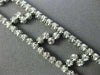 ESTATE WIDE 2.60CT DIAMOND 14KT WHITE GOLD 3D TWO ROW ZIG ZAG TENNIS BRACELET