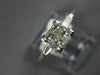 .50CT DIAMOND 18KT WHITE GOLD PRINCESS & BAGUETTE 3D INVISIBLE ENGAGEMENT RING