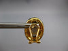 LARGE 3.5CT MOCHA DIAMOND & AAA SMOKY TOPAZ 18KT YELLOW GOLD 3D CLIP ON EARRINGS