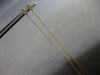 ESTATE .14CT DIAMOND 18KT YELLOW GOLD 3D GEOMETRICAL BAR FUN HANGING EARRINGS