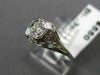 ANTIQUE .20CT OLD MINE DIAMOND 14K WHITE GOLD 3D FILIGREE ENGAGEMENT RING 10181