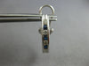 .92CT DIAMOND & AAA SAPPHIRE 14K WHITE GOLD 3D CHANNEL UMBRELLA HANGING EARRINGS