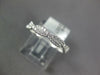 ESTATE .20CT DIAMOND 18KT WHITE GOLD 3D CLASSIC ROPE SEMI ETERNITY LOVE RING