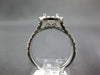 1.06CT DIAMOND 14KT WHITE GOLD ROUND HALO SEMI MOUNT ENGAGEMENT WEDDING RING SET