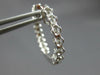 ESTATE .95CT DIAMOND 18KT WHITE GOLD 3D INSIDE OUT HUGGIE HOOP HANGING EARRINGS